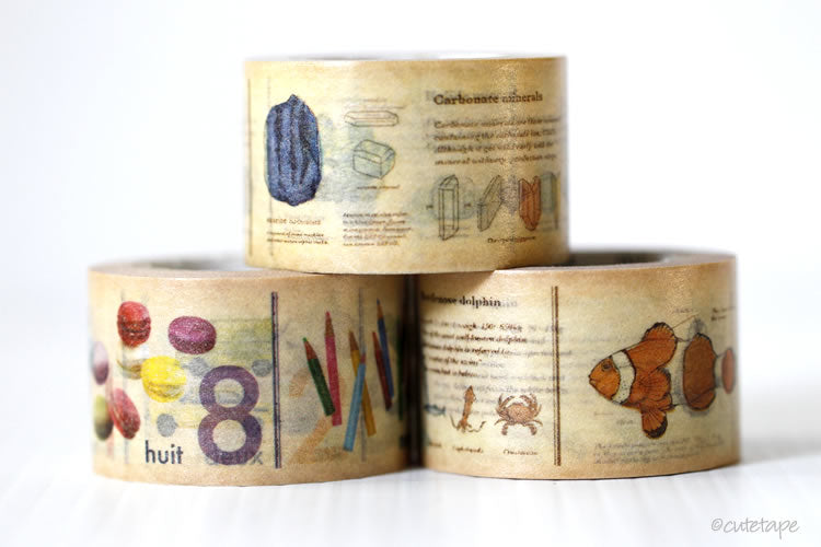 MT Encyclopedia Washi Tape Wide Japanese | Shop cutetape USA