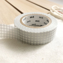 silver grid washi tape