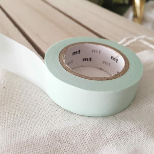 Solid Pastel Mint Washi Tape Japanese (discontinued)