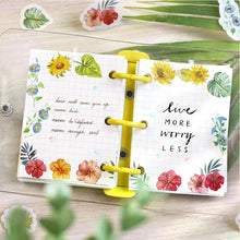 Plants Leaves Flowers Washi Flake Stickers BGM Deco Sticker (limited)