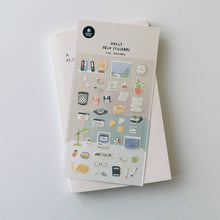 Cute Office Work Sticker Sheet from Suatelier