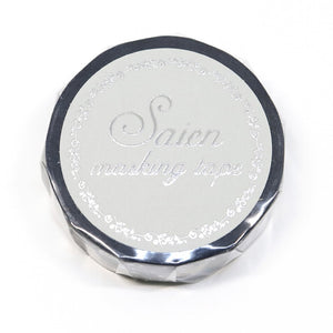 Dinosaur Washi Tape Space Shuttle Saturn Galaxy Silver Foil Accent
