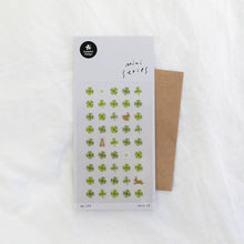 Image of Four Leaf Clovers and bunny Stickers Sheet