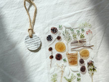 Image of Do Some Garden Stickers with pinecone, leaves, branches. Planners &amp; Journals Sticker Sheet - Suatelier Design (#1088)