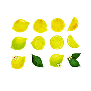 Lemon Lime Bande Washi Sticker Roll Tape Japanese