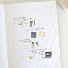 example of of several stickers from Suatelier Sticker Sheet, Good Night (#1181)
