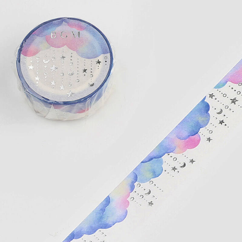 Moon and Star Washi Tape, Arts and crafts supplies