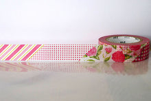 MT EX Flowers Washi Tape - RED