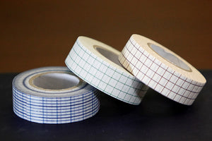 Japanese Grid Washi Tape THIN GRID Blue Green Brown 18mmx10m (B)