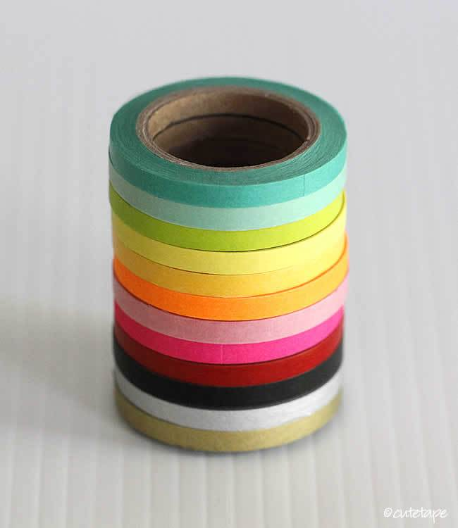 washi tape - slim spring duo –