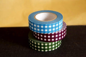 Thick Gingham Japanese Washi Tape 15mm (A)