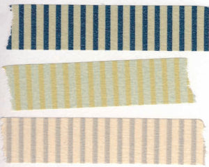 Stripe Blue Yellow Grey 13mm Set of 3 (N)