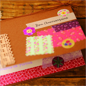 Coffret du Couturier Japanese Washi Tape - Floral Pattern Set of 3