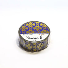 Cloisonne Pattern Washi Tape Kimono Zen Gold Foil GILDED Japanese