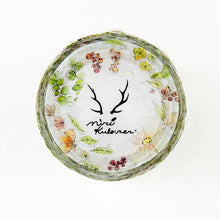 MiriKulo:rer Floral Garden Washi Tape Round Top Yellow Green Flower Leaves - Japanese (discontinued)