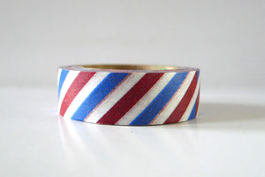 air mail washi tape stripe red and blue airmail