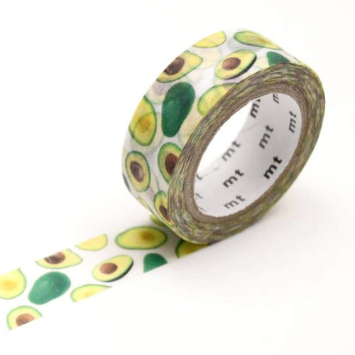 avocado washi tape, food journaling & planner supplies