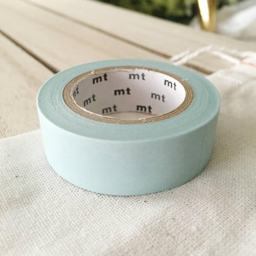Baby Blue Washi Tape MT Vibrant Solid Japanese 
