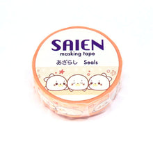 Baby Seals Washi Tape cute animal Saien Japanese Kamiiso Sansyo