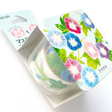 Bande Masking Art Kit Morning Glory Washi Tape Sticker Roll &amp; transfer roll - Japanese