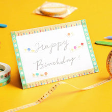 BGM Birthday Candles Washi Tape for Card Making Journals, and Planners
