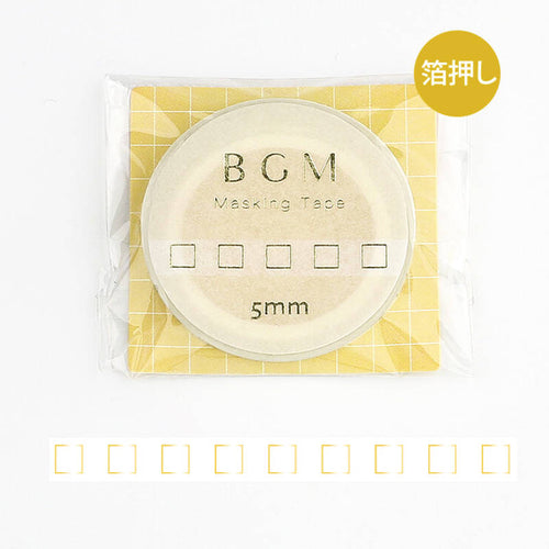 bgm check box gold washi tape checklist box for journals planners