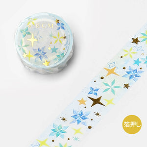 BGM Twinkel Star Washi Tape Gold Foil Masking Tape