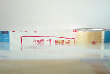 single roll of blue red graffiti light washi tape