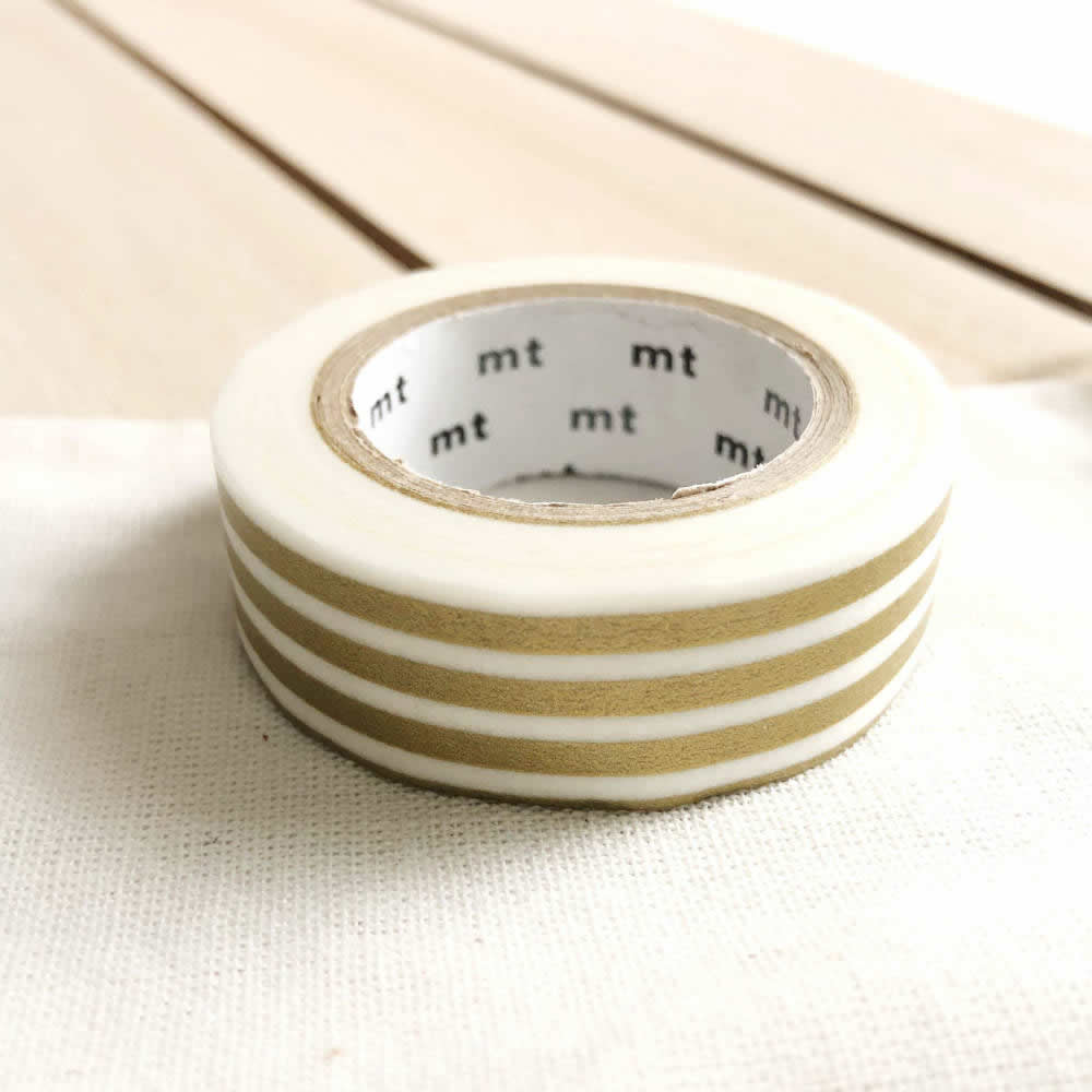 MT Tape  EXTRA WIDE WASHI TAPE IN STRIPE BLACK – RELIQUARY