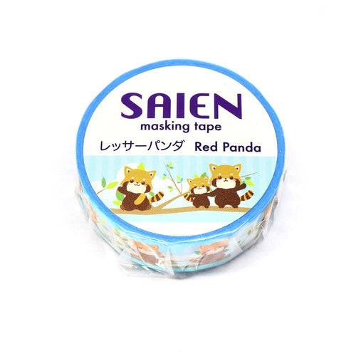 Brown Panda Washi Tape Saien Animal Japanese Kamiiso Sansyo