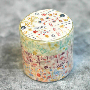 bush branches washi tape, Japanese washi tapes