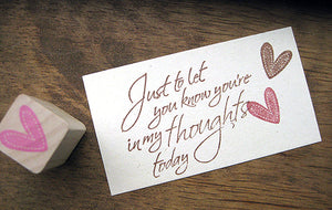 craft rubber stamps heart