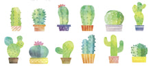 Cactus Bande Washi Tape Sticker Rolls Japanese