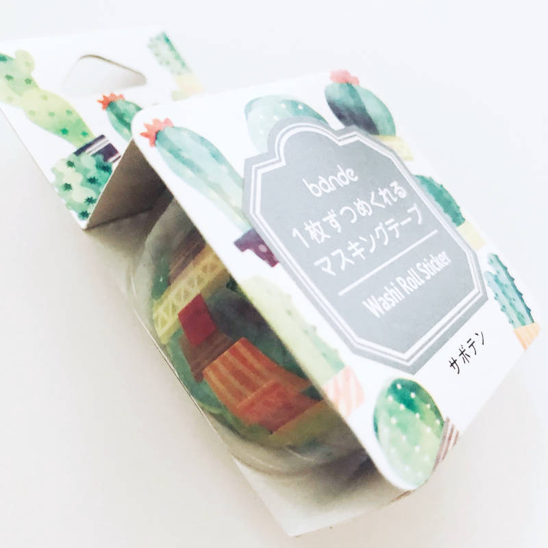 Cactus Bande Washi Tape Sticker Rolls (discontinued)