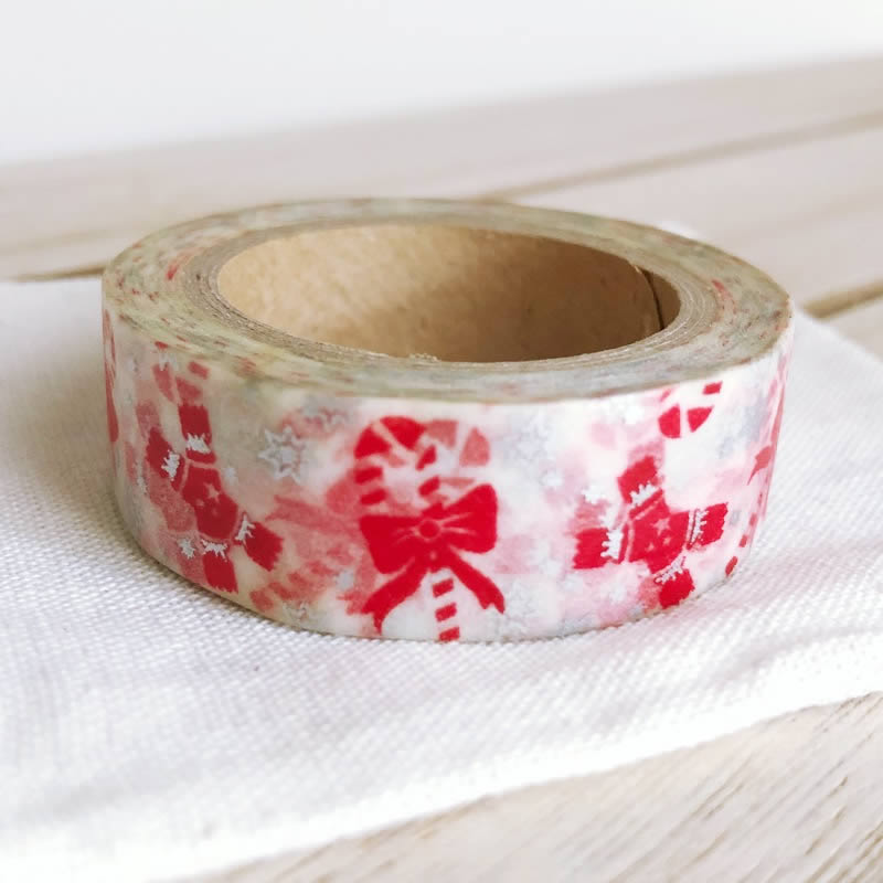christmas candy cane washi tape red