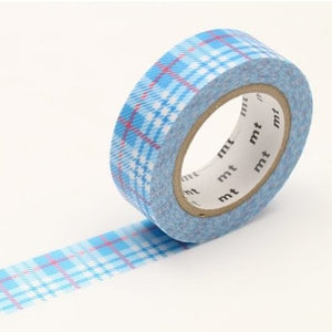 Check Blue Flannel MT Washi Tape Japanese