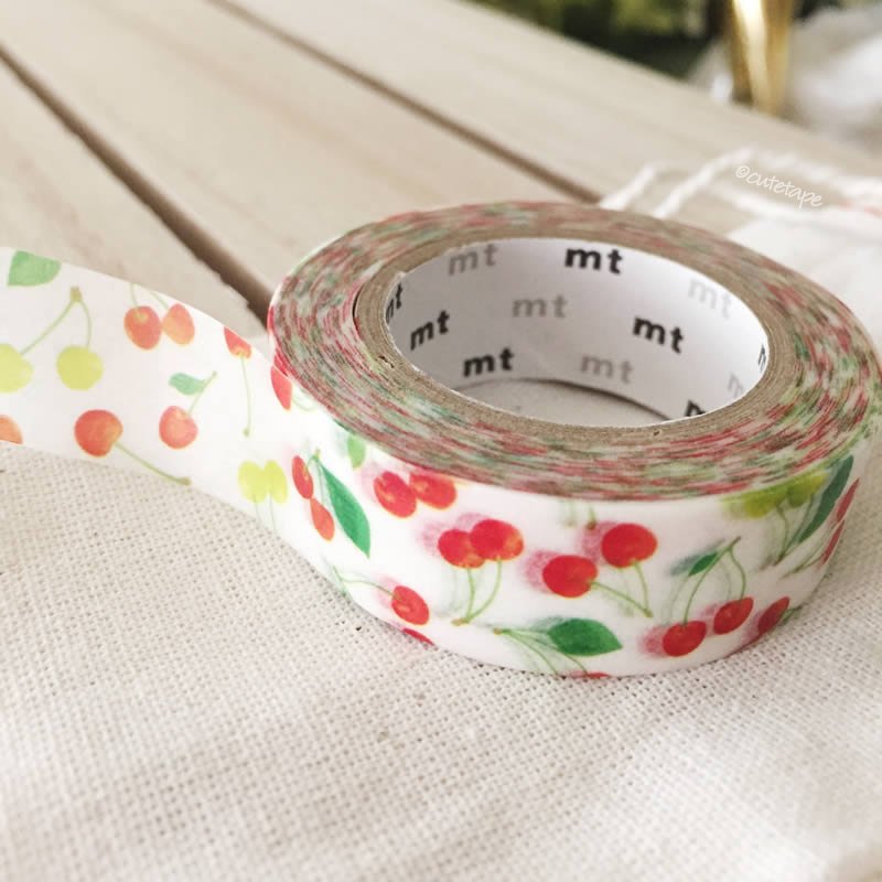 Cherry washi tape - Cherries washi tape MT masking tape