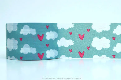 Hearts Cloud Washi Tape WIDE 30mm