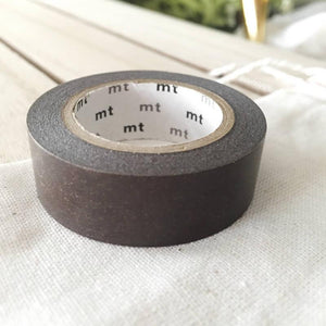cocoa brown washi tape, mt solid brown masking tape, japanese