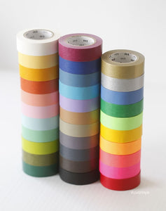 solid washi tape, mt solid color washi tapes