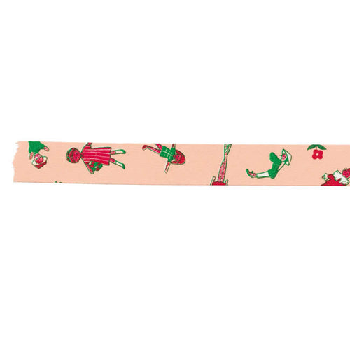 Pink Folk Fashion Duck Flower Japanese Washi Tape