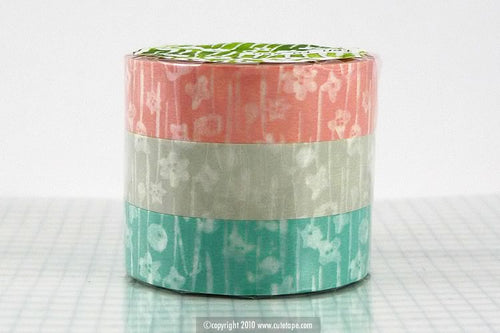 Small Flowers Japanese Washi Tape Floral Pattern