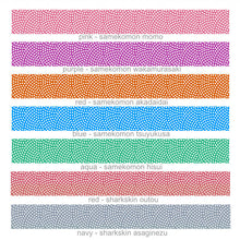Samekomon Traditional Japanese Pattern washi tape fan dots