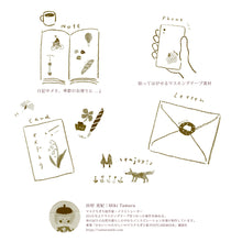 Forest Planner Stickers - Miki Tamura - Kamiiso Sansyo for diary, planners, scrapbooking