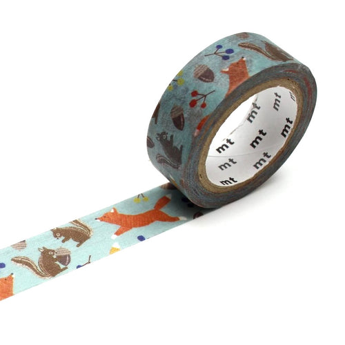 Fox and Squirrel Washi Tape MT Animal Japanese 15mmx7m