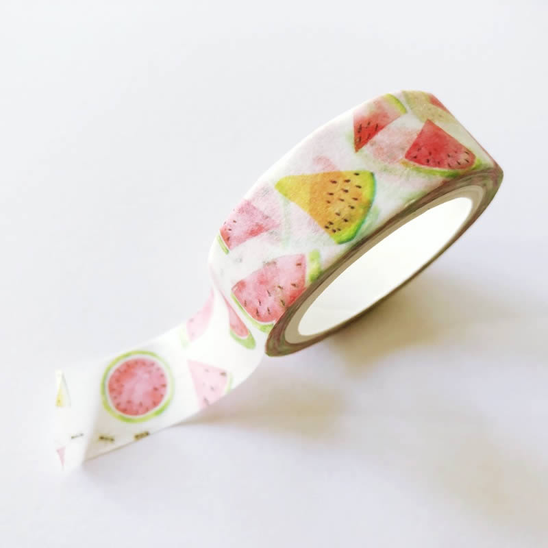 Watermelon Washi Tape - Mini Roll