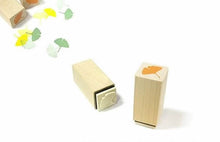 ginkgo leaf craft rubber stamp