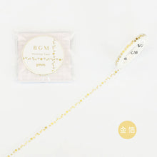 Gold Foil Stars Washi Tape BGM 