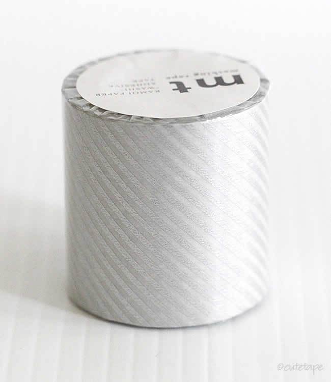 Thin Silver Stripe CASA Washi Tape MT 50mmx10m (Discontinued)