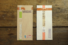 graffiti light washi tape example usage on envelope